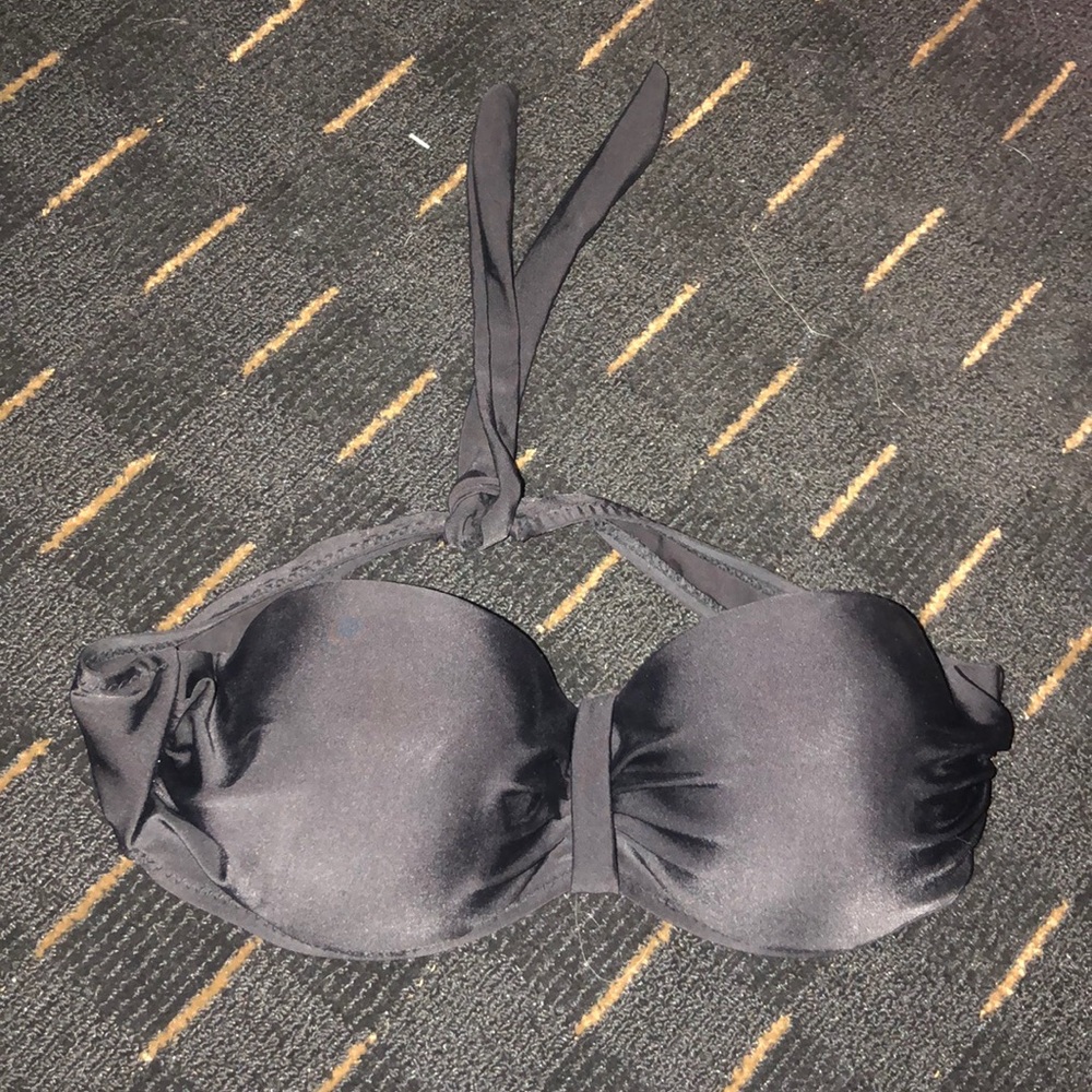 Black bathing suit top